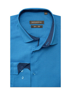 Рубашка мужская Imperator Porto 5 sl. синяя 40/170-178