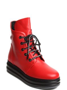 Ботинки женские Milana 1923501 красные 38 RU