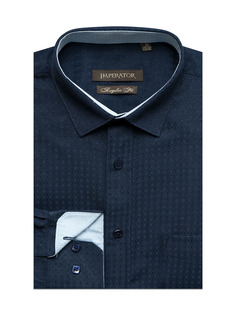 Рубашка мужская Imperator Morocco 15-sl синяя 40/170-178