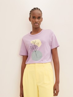 Футболка женская TOM TAILOR 1035801 фиолетовая L