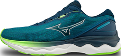 Спортивные кроссовки мужские Mizuno Men Wave Skyrise 3 (2023) зеленые 10 US