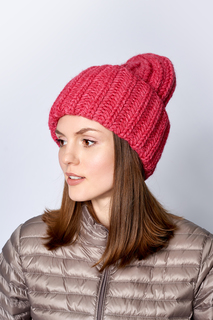 Шапка женская Baon B349567 light red melange, р. 56