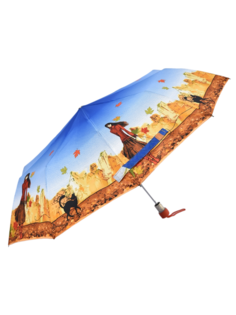 Зонт женский ZEST 53616 песочно-голубой