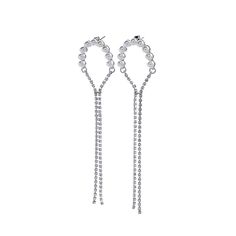 Серьги из бижутерного сплава с жемчугом Moon Paris MR-22.04-119