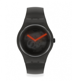 Наручные часы унисекс Swatch BLACK BLUR SUOB183 черные