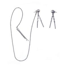 Серьги из бижутерного сплава с swarovski Moon Paris MB-22.12-013