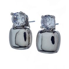 Серьги из бижутерного сплава с swarovski Moon Paris MB-23.04-012