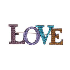 Брошь из бижутерного сплава с кристаллами Moon Paris Mo-23.03-001