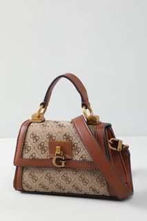 Сумка женская Guess HWJB78 75770, бежевый, коричневый