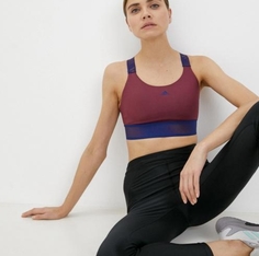 Топ спортивный Adidas для женщин, GR8080, Viccri-Vicblu, M