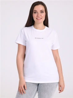 Футболка женская Апрель 1ЖДФК4259001 белая 116/164