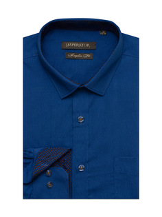 Рубашка мужская Imperator Indigo-M-sl синяя 39/170-178
