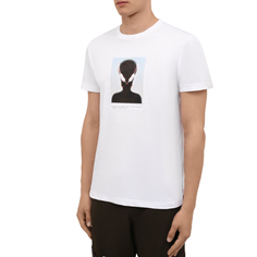 Футболка Diesel для мужчин, A033750CATM100, белая-100, размер 3XL