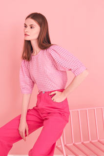 Блуза женская Incity 1.1.1.22.01.04.02072 розовая 2XS