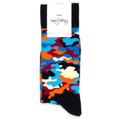 Носки унисекс Happy Socks Happy-Socks-Bark-Camo разноцветные 41-46