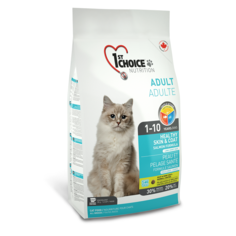 Сухой корм для кошек 1st choice Healthy Skin&Coat, здоровая шерсть и кожа, лосось, 0,35кг