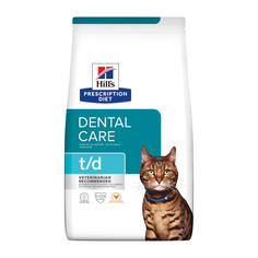 Сухой корм для кошек Hills Prescription Diet Dental Care, для полости рта, 1,5кг