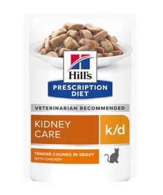 Влажный корм для кошек Hills Prescription Diet k/d Kidney Care, курица, 85г
