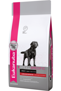 Eukanuba корм для взрослых собак породы Лабрадор, курица 10 кг