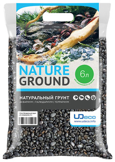 Грунт для аквариума UDeco River Dark 6-8 мм 6 л