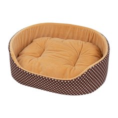 Лежак для собак и кошек Xody Открытый №1, мех, 42х35х16 см