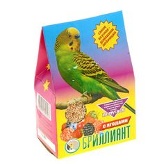 Корм Бриллиант для попугаев, с ягодами, 400 г