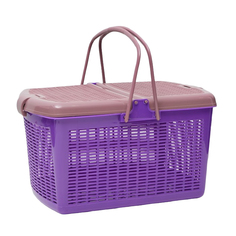Корзина 47х36х27,5 см, фиолетовая No Brand