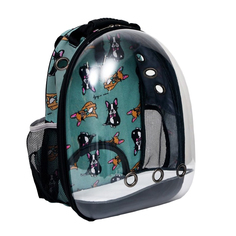 Рюкзак для переноски животных Пижон прозрачный Силуэты, 31 х 28 х 42 см