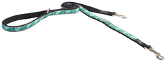 Поводок для собак средних пород Rogz Fancy Dress, мята, 140 см, M