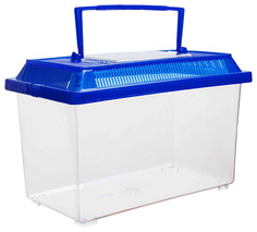 Переноска-аквариум BARBUS BOX 002 с пластиковой крышкой 16х9,5х12 см