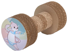 Когтеточка Пушистое счастье Кото-йога, с кошачьей мятой, картон