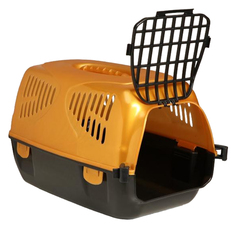 Переноска для животных Пижон Сириус 33,5х31х50 см цвет золотой перламутр