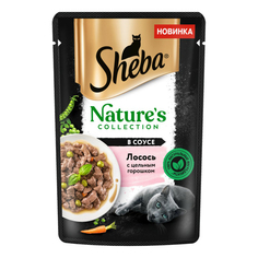 Влажный корм для кошек Sheba Natures Collection с лососем и горохом, 75 г