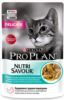 Влажный корм для кошек Purina Pro Plan с океанической рыбой, 85 г