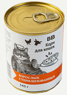Консервы для кошек ВВ, для стерилизованных, 340 г