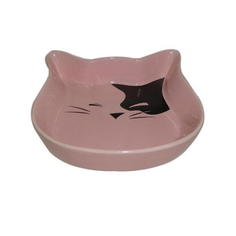 Миска для животных Foxie Kitty керамическая 15,5 х 3 см розовая 220 мл