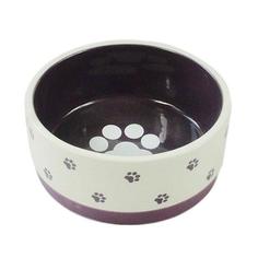 Миска для животных Foxie Paws керамическая 12,5 х 5,5 см фиолетовая 360 мл