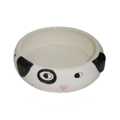 Миска для животных Foxie Puppy керамическая 15,5 х 4,5 см белая 340 мл