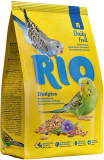 Корм для волнистых попугаев RIO BUDGIES 4 шт по 1 кг