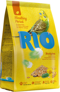 Корм для волнистых попугаев RIO BUDGIES в период линьки 10 шт по 500 г