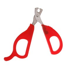 Когтерез-ножницы для животных, 10.5х6 см (Цвет: Красный ) No Brand