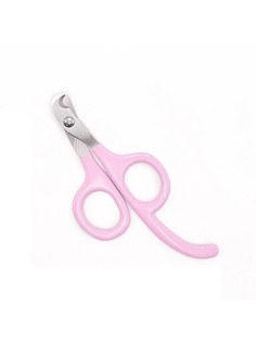 Когтерез-ножницы для животных, 12х5.5 см (Цвет: Розовый ) No Brand