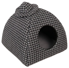 Домик для кошек и собак ПЕРСИЛАЙН Вигвам со шляпой Лофт 40x40x39 см