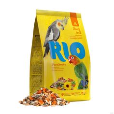 Корм для средних попугаев RIO PARAKEETS, 2 шт по 1 кг