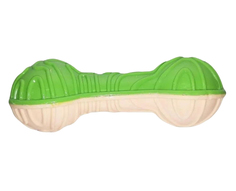 Игрушка для животных Ripoma Гантель двухцветная, зелено-бежевый, 16 см