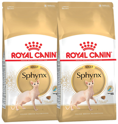 Сухой корм для кошек ROYAL CANIN SPHYNX ADULT для взрослых сфинксов, 2шт по 10кг