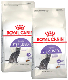 Сухой корм для кошек и котов Royal Canin Sterilised 37, 2 шт по 0,2 кг
