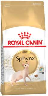 Сухой корм для кошек ROYAL CANIN SPHYNX ADULT для взрослых сфинксов, 12шт по 0,4 кг