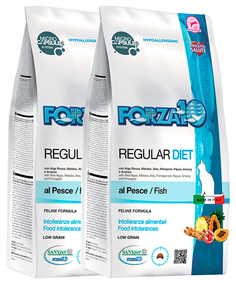 Сухой корм для кошек Forza10 Regular Diet рыба, 2 шт по 1,5 кг