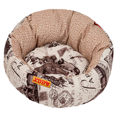 Лежак для собак и кошек Xody Подиум Лондон флок 48x48 см